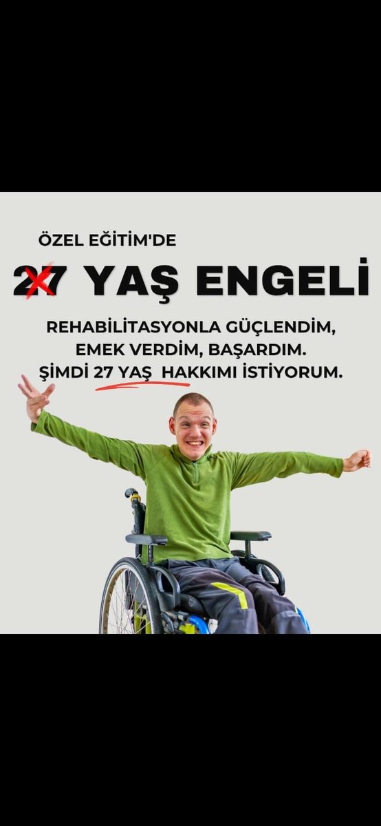 #özelegitimde27yasengeli