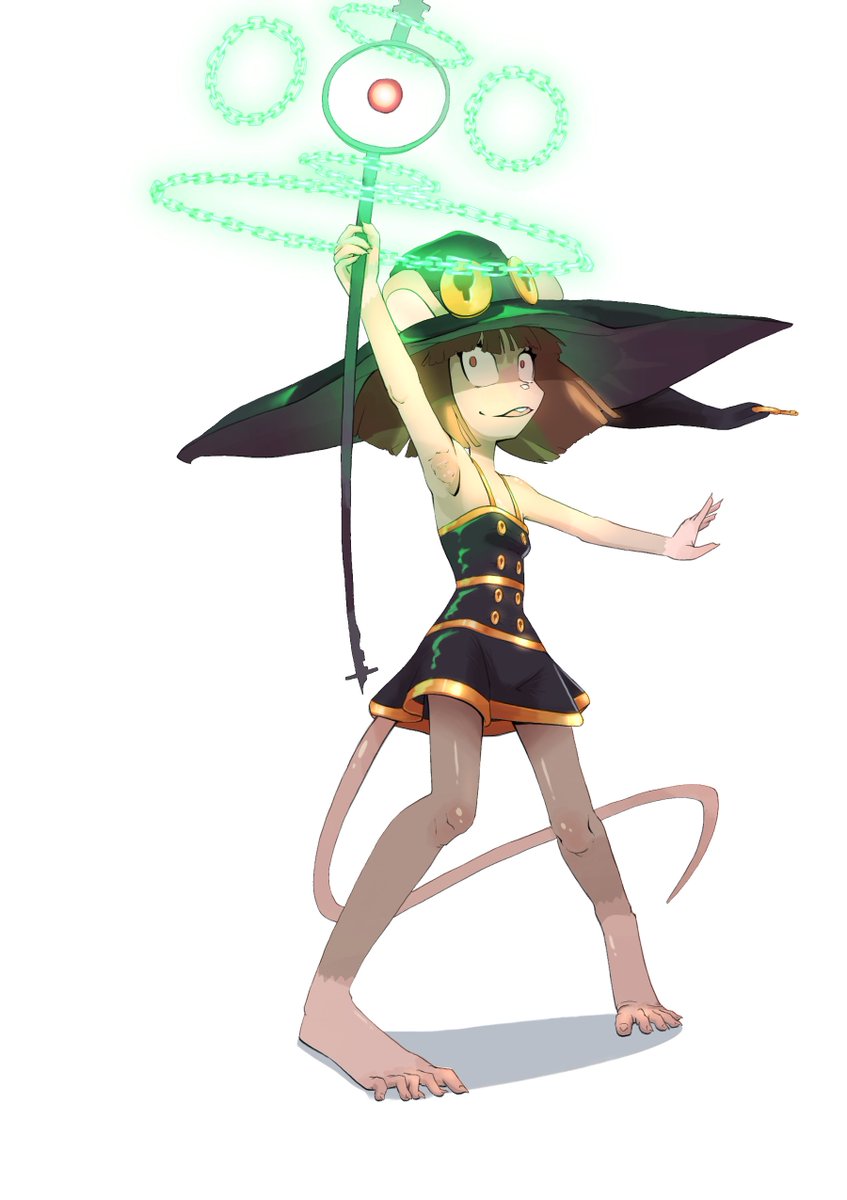 Tea's Key Staff is an ancient and powerful artifact that allows her to cast magic chains she can use to ensnare her enemies
It also allows her to lock and unlock any door

The Key Staff is only one of a series of magical artifacts called Lesser Keys