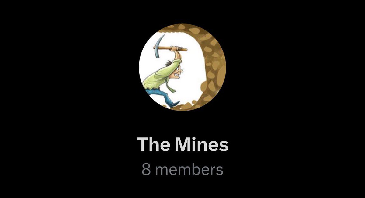 Where the Miners at? ⛏️💎

Who wants in the raid chat? 👇