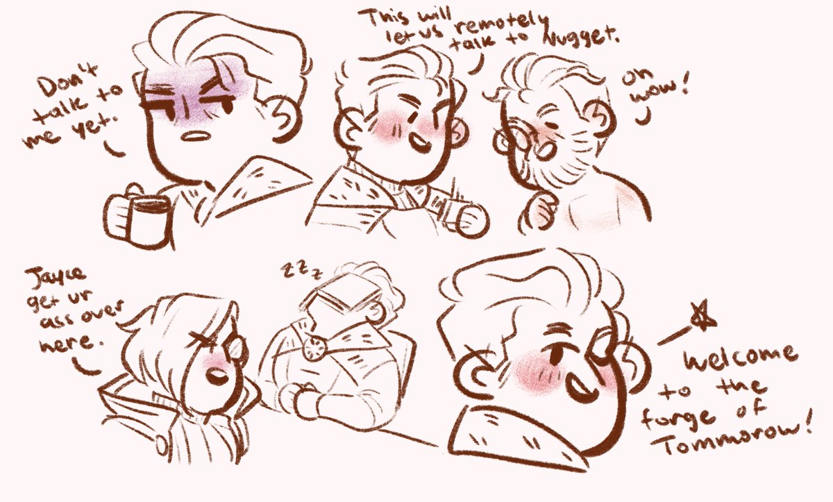 BunchesofAsh's tweet photo. Back at it with LOR Jayce doodles. Rosa and Axel are his best friends!
#Jayce #LegendsofRuneterra #LeagueOfLegends https://t.co/rcfS4l78uF