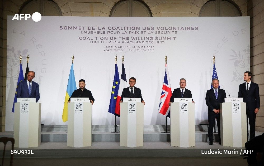 AFP's tweet image. #BREAKING Ukraine allies wrap up talks in Paris, with US envoy saying work on post-ceasefire security guarantees "largely finished"