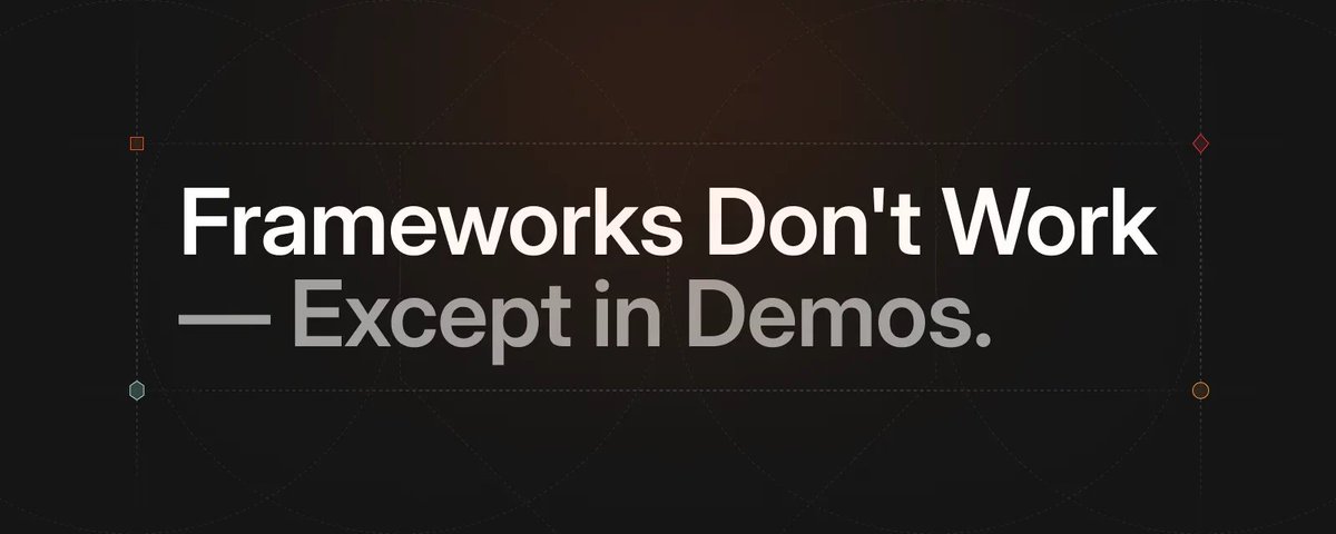 Agent frameworks exploded fast. 

In demos, they deliver—until you try to run them in production.

The problem isn't that frameworks are bad. Most are thoughtfully designed. The issue is architectural. They're libraries built for orchestration, not infrastructure for long-running