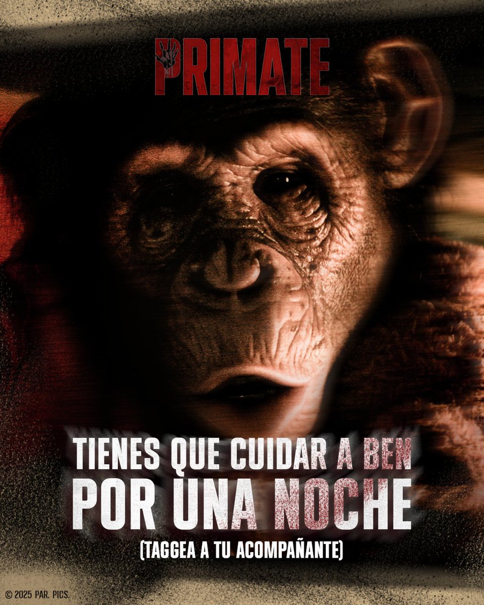 ¿Te atreverías a cuidar a Ben? Al principio parece fácil… hasta que deja de serlo🤩✨

#PRIMATE ya está disponible en nuestra cartelera👁️‍🗨️🔥
🎟️ ¡Consultá los horarios y comprá tus entradas acá!👉 cinemas.com.ni