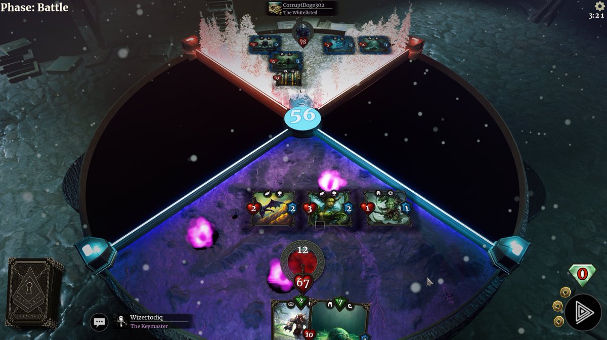 Just played Dark Table CCG. Awesome 4-player CCG with Lovecraftian vibes and epic duels. Highly recommend to all card game fans <a href="/DobrakB/">dodriak.somi</a>