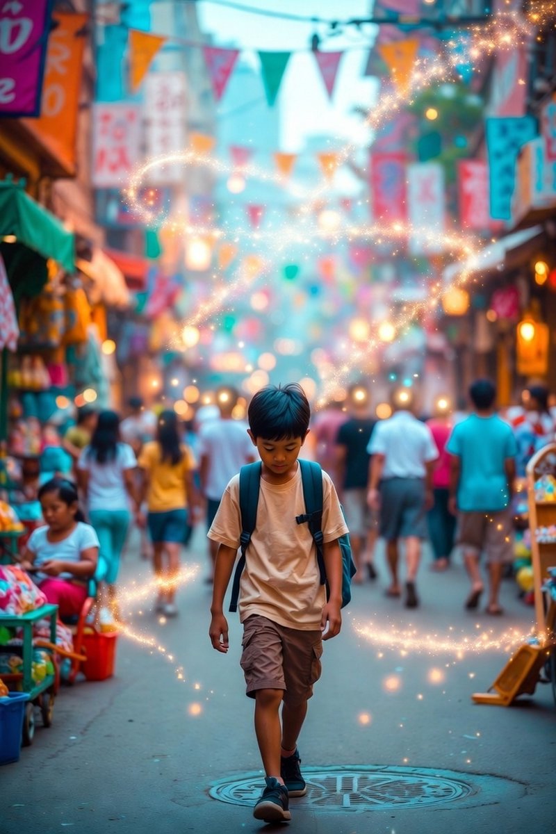 Created this with AI as I am thinking about how common it is to be focused on ourselves and our own path or gifting - while missing out on our connectedness to the larger story and the wondrous things God is doing around us. We are part of a metanarrative; it is not about "me".