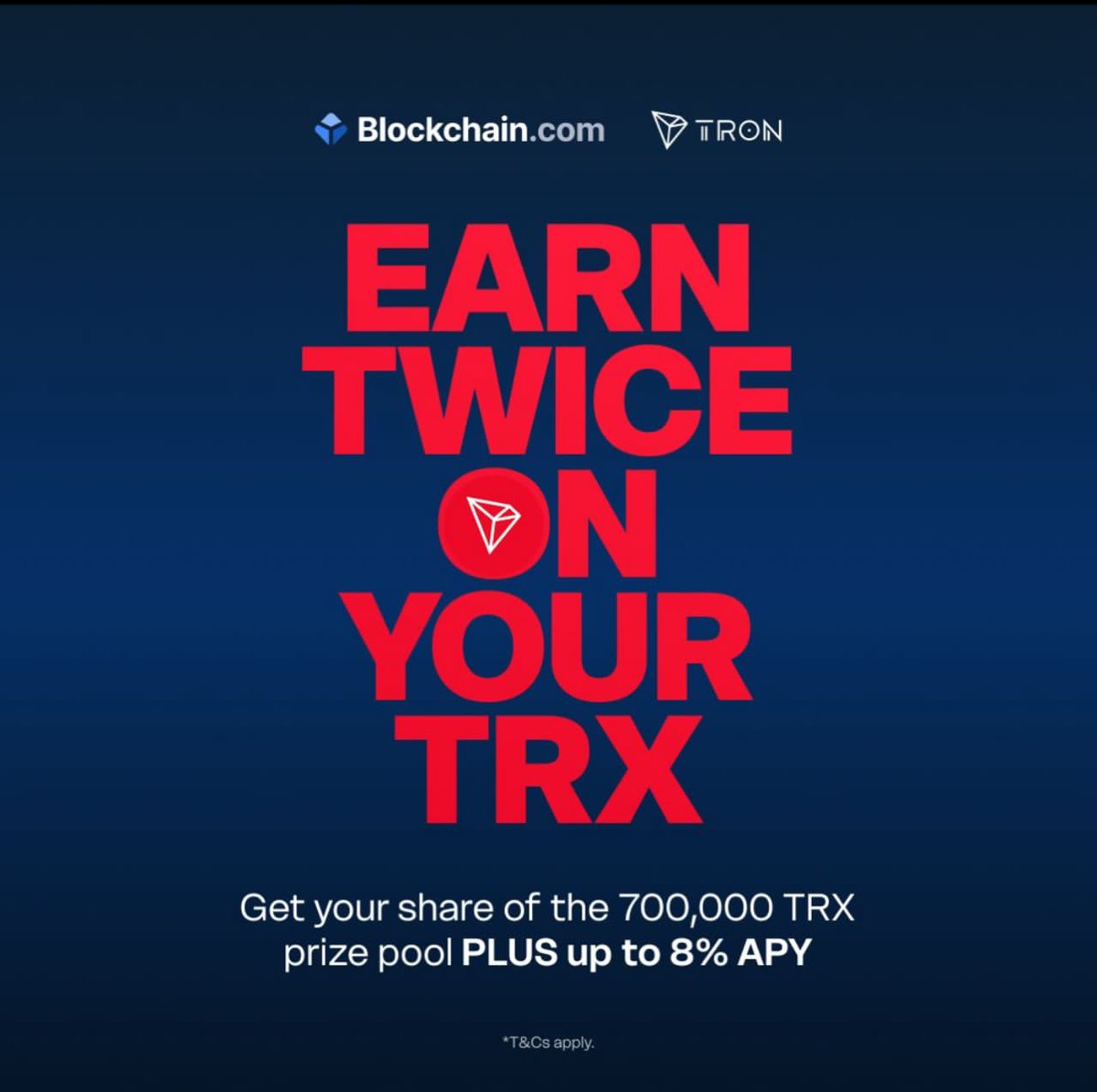 Crypto4bailout's tweet image. New Year, New Ways To Earn 🚀

If you deposit at least 100 TRX into Earn before the end of this week, you qualify for:

✅ 8% APY on your TRX
✅ A chance to earn up to 360 TRX (~₦140k)

✅ Rewards from a 700,000 TRX bonus pool

I am positioned 
Don’t let this pass you by.

👉…