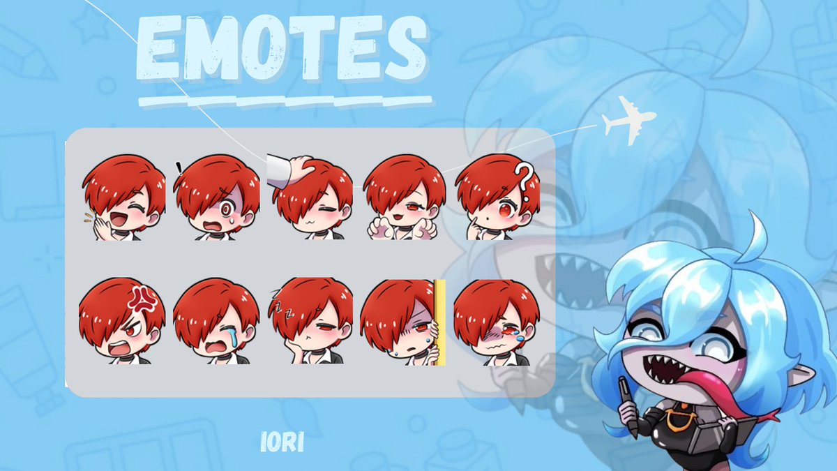 All the Iori moods you never knew you needed. Which one is your vibe? 

#kingoffighters #artistsonX #Chibi #live #twitch #streamer #Vtuber #ENVtuber #DEBUT #melemotes