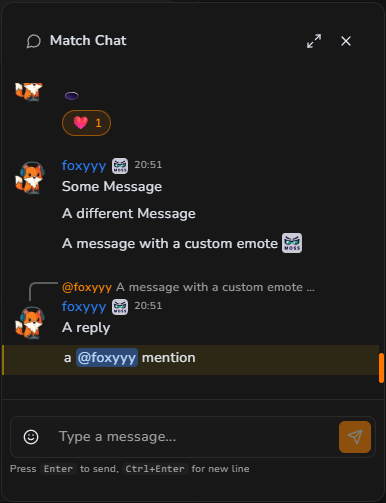 fabi98_6's tweet photo. Match Chats got a small upgrade https://t.co/pidFpZPZNV