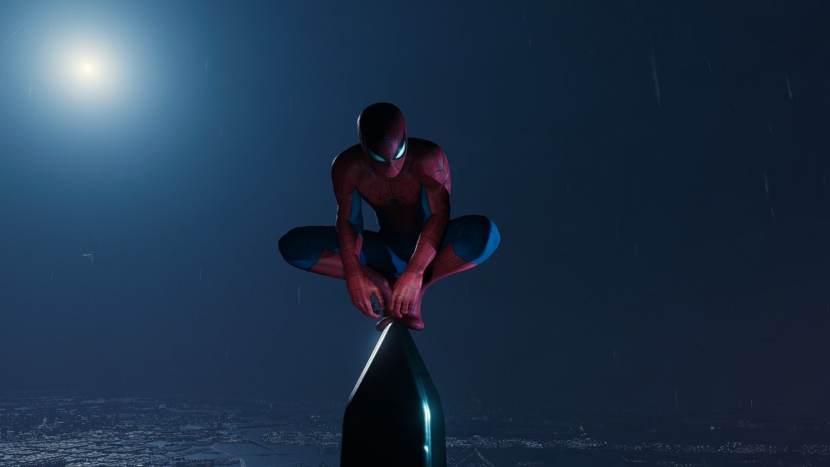 tob1_kk's tweet image. Tirei essa foto no jogo do miranha acho que pra uma primeira foto sem enteder nada de fotografia ficou boa até pelo menos serve pra ser um belo wallpaper kkkk eai o que acharam?  #SPIDERMAN