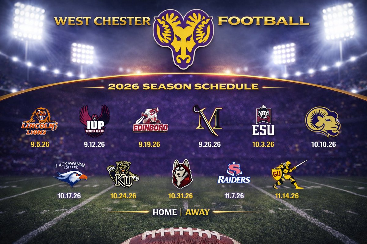 West Chester Golden Rams Football tweet media