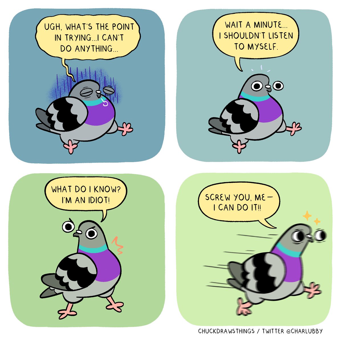 doing it out of spite (against myself)