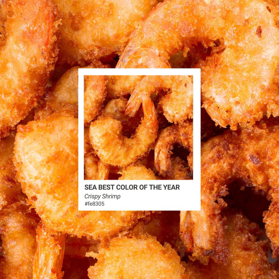 SeaBestSeafood's tweet photo. Forecast for your 2026: bold color, big crunch, and plenty of golden crispy Sea Best shrimp ๐คโจ
#seabest https://t.co/zkajUzDPcS