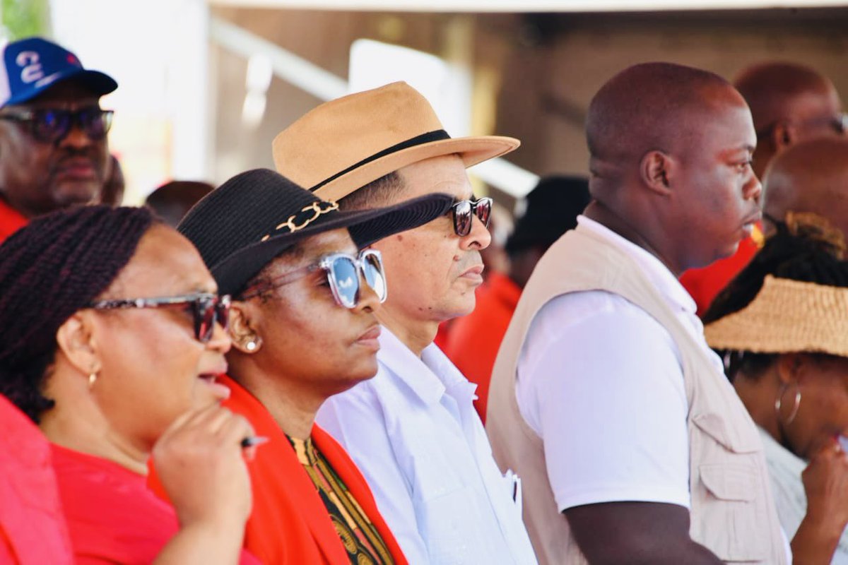 Today we Attended the 31st Joe Slovo Commemoration at Avlon Cemetery in Soweto alongside President Cyril Ramaphosa as he gave an address. 

we came together to honor Comrade Joe Slovo's remarkable sacrifices in the struggle against apartheid. One crucial example of his impactful