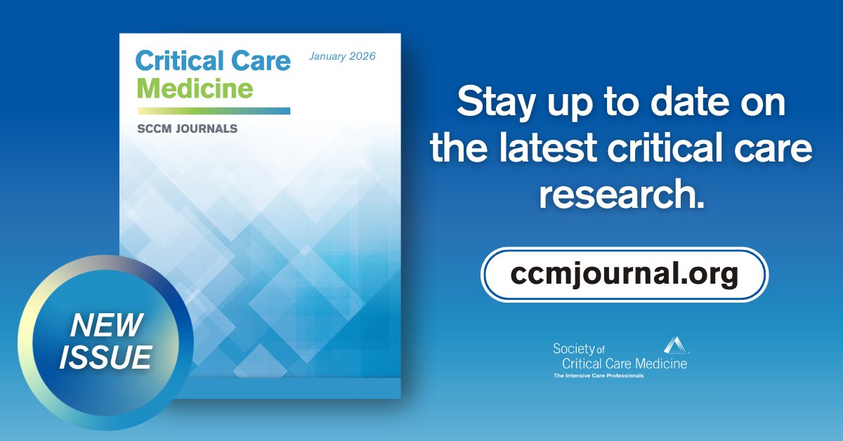 Critical Care Medicine tweet media