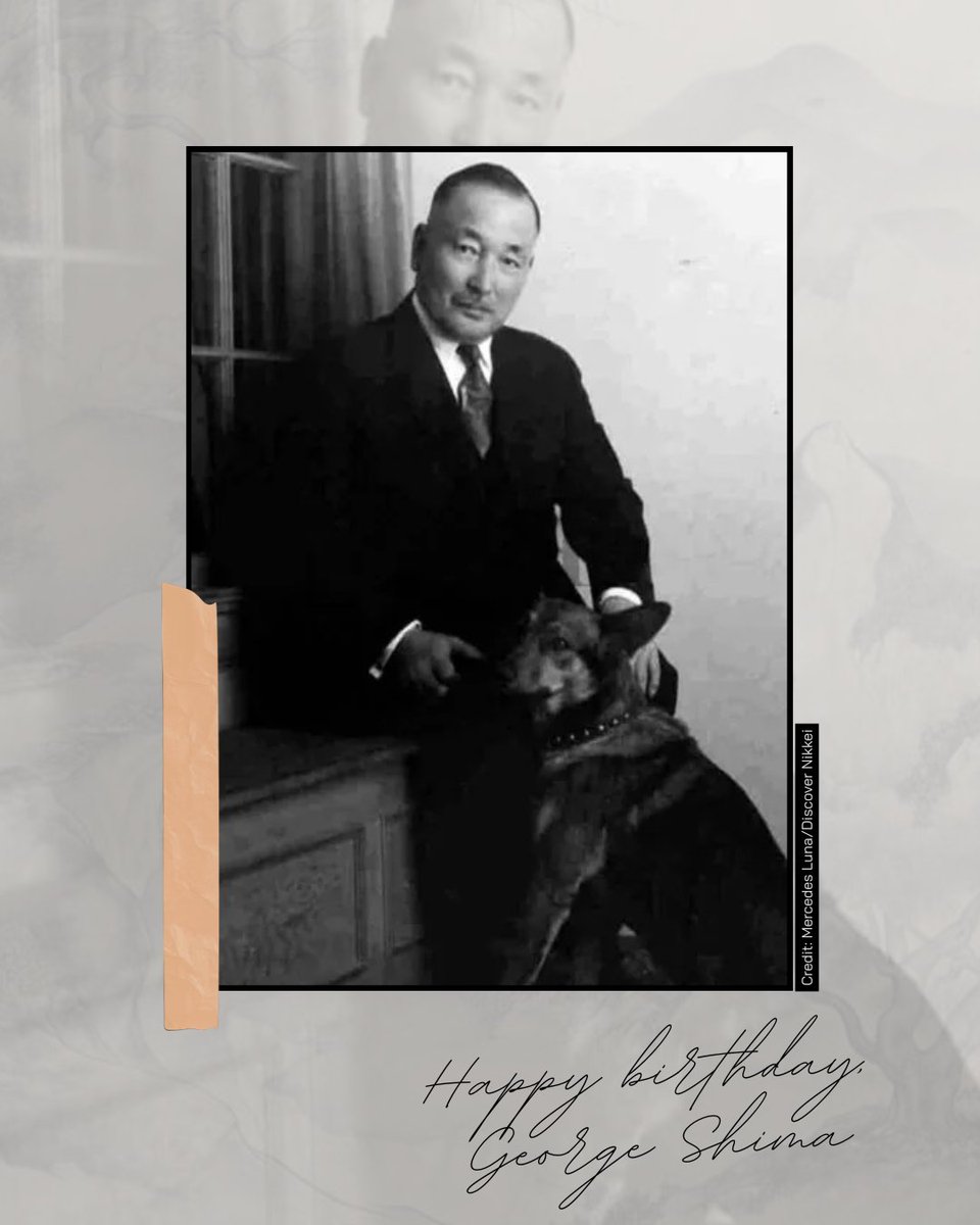 Today we honor #GeorgeShima (born #OTD in 1864), who became the first #JapaneseAmerican millionaire and earned the title #ThePotatoKing. Shima transformed undesirable swampland in the Sacramento-San Joaquin Delta into thriving potato farms. 
#theshimacenter