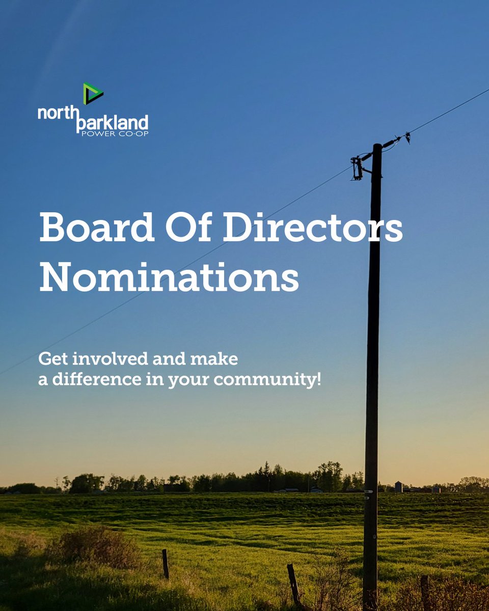 power_rea's tweet photo. NPP Board nominations now open! Serve your community &amp; shape your co-op's future. Application deadline: Feb 6, 2026
3 positions available:
Zone 1: Abee/Newbrook/Thorhild
Zone 2: Bon Accord/Gibbons
Zone 4: Lac La Biche
More info at 780-398-2000 and https://t.co/y0g0NHuKtz. https://t.co/i31hBPOyno