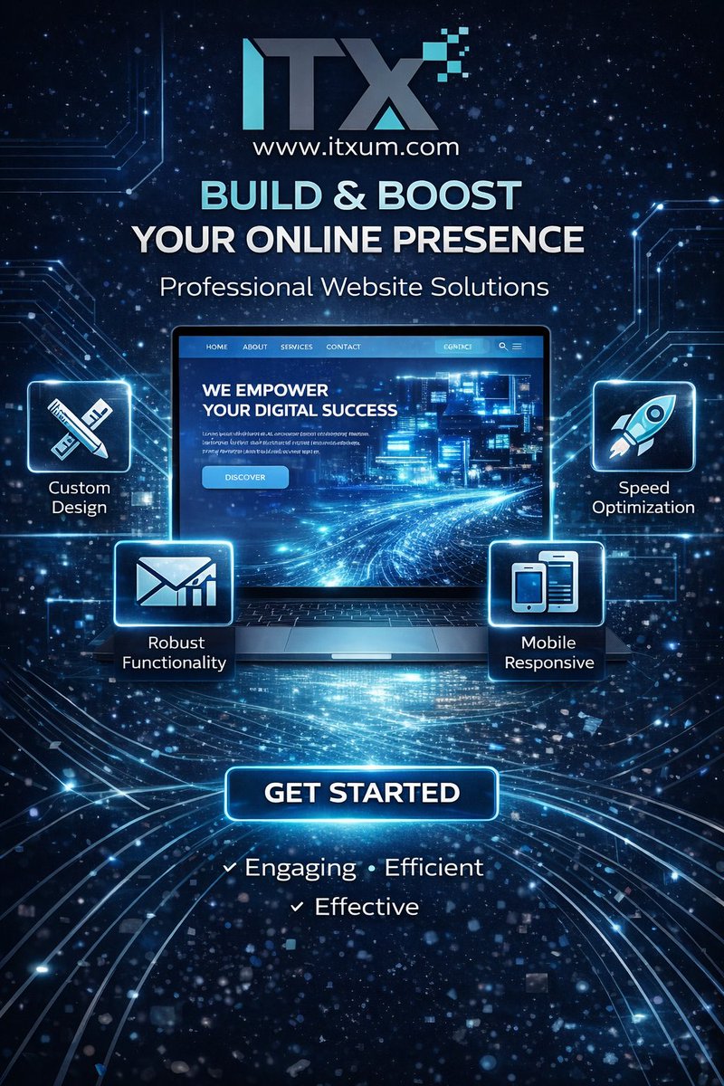 itxumofficial's tweet photo. Your website is your 24/7 salesperson. Is it closing deals? 🤝
Stop losing leads to a slow site. Let’s build something better.
#Seo #marketingagency #design
#WebDevelopment #UXDesign #WebDesign #ITX #BusinessGrowth #TechSolutions #SoftwareDevelopment  #softwaredevelopmentcompany https://t.co/1UT3Yexx6X