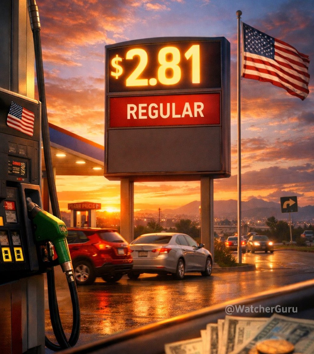 🚨🇺🇸 BREAKING: AVERAGE GAS PRICE IN THE US FALLS TO $2.81 – THE LOWEST IN  5 YEARS! ⛽️💥 #GasPrices #FuelSavings #USEconomy #GasPriceDrop #CheapGas