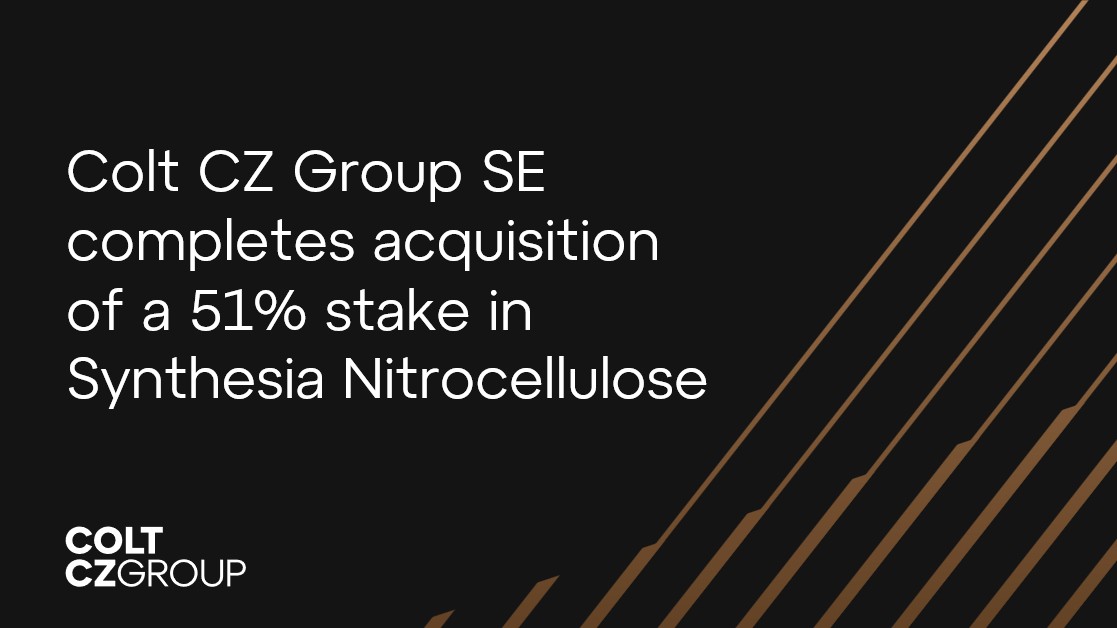 We are pleased to announce the completion of the acquisition of a 51% stake in Synthesia Nitrocellulose, a.s., and the acquisition of a 51% stake in Synthesia Power, a.s.

For more information, please see the press release: coltczgroup.com/en/media-press…