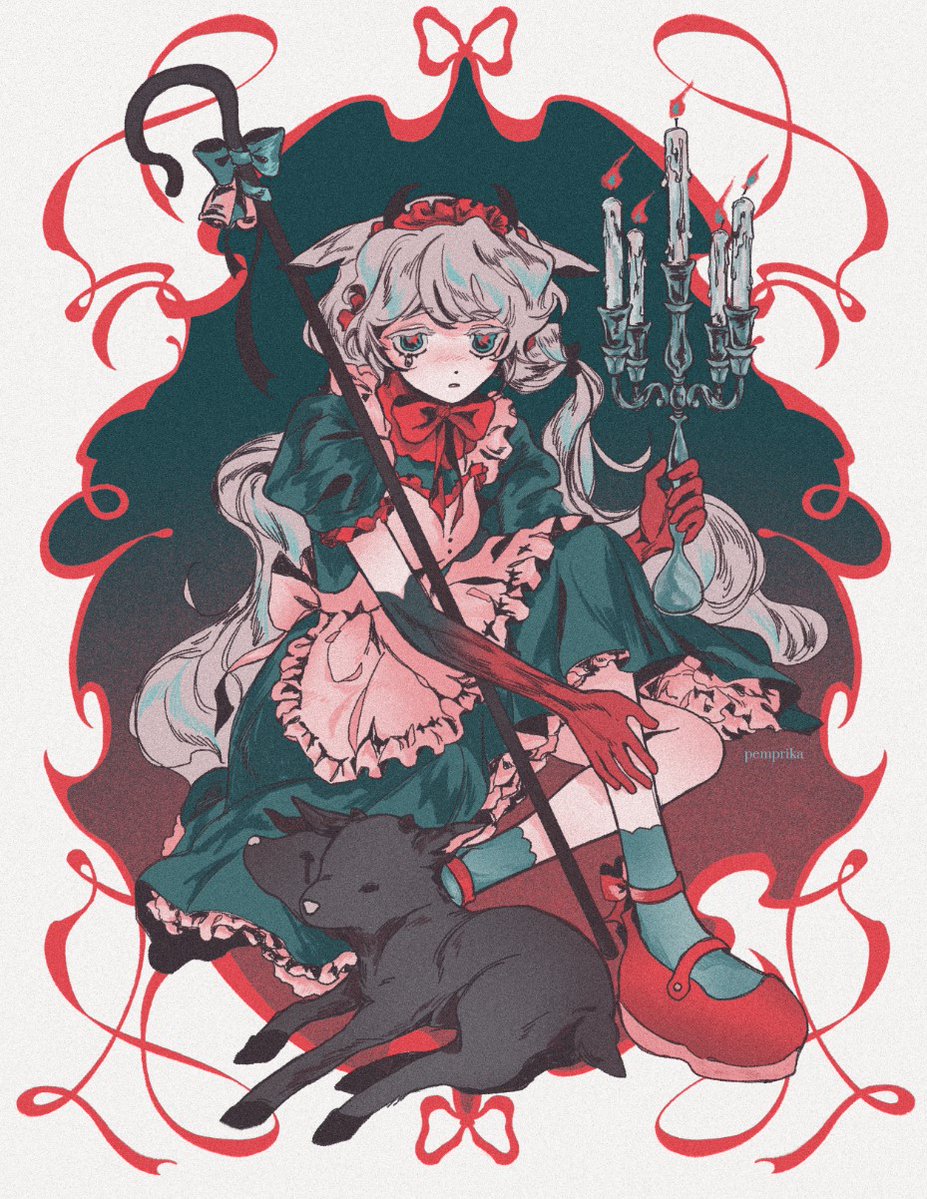 oc 🎀🐑🕯️ the herder