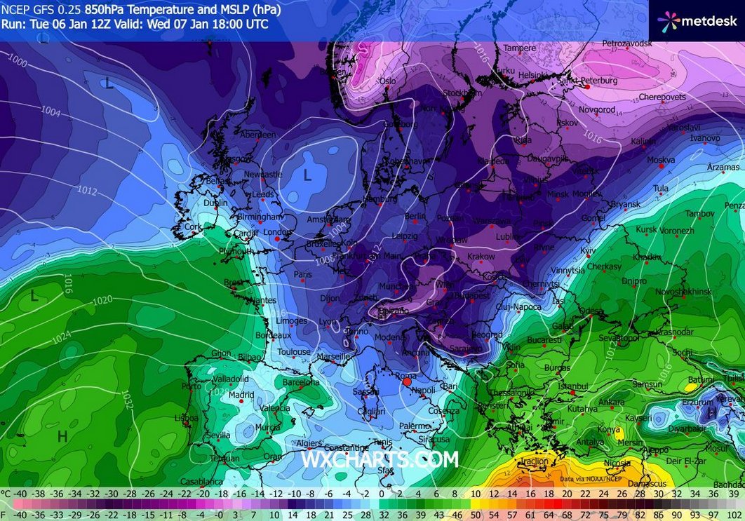 Che tempo farà domani, mercoledì 7 gennaio? Anche questo post da leggere con attenzione e da condividere.

Capitolo Neve:

Nel corso della prossima notte attenuazione generale e momentanea dei fenomeni, con nevicate sporadiche e locali a quote basse su zone interne delle Marche,
