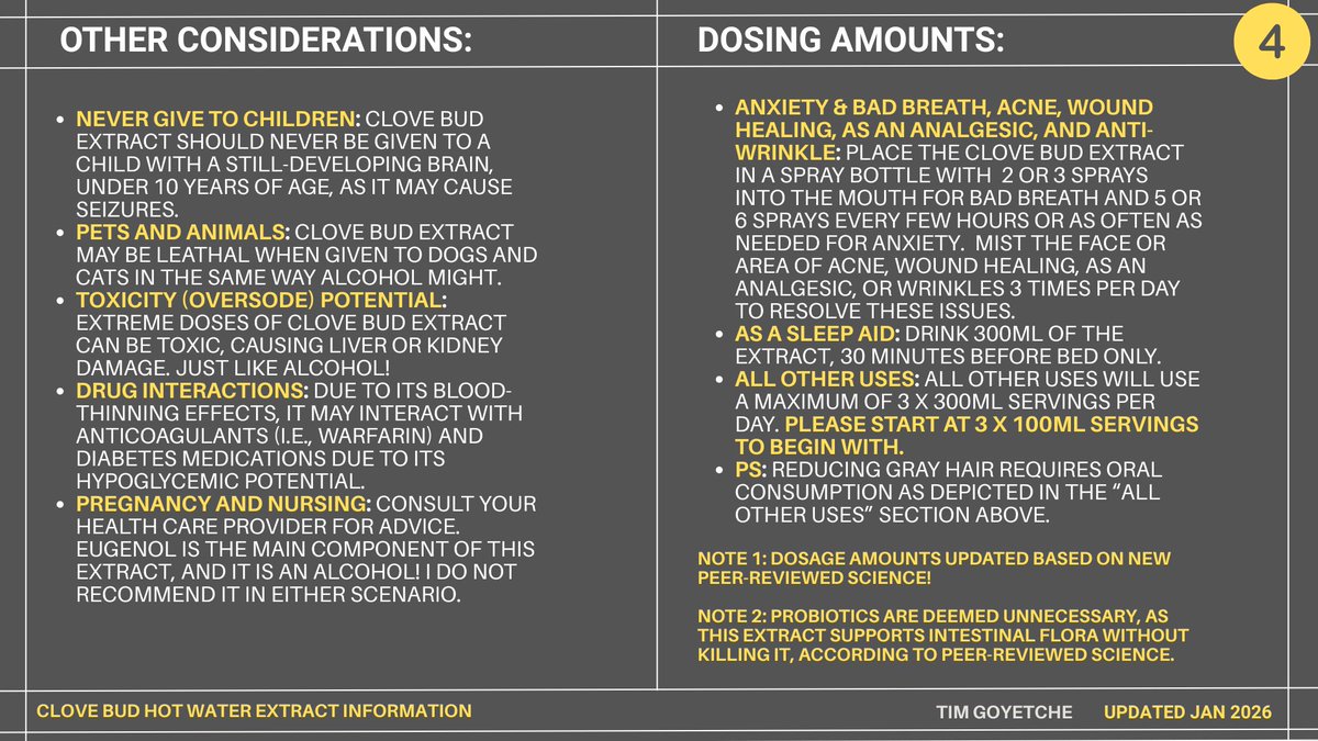 WitchDrTim's tweet image. Downloads for my PDF document on how to make clove but hot water extract are no longer available online. Over 857,000 people downloaded the document in the last four days, provoking my web host to disable my hosting because their servers couldn't handle it.  So, here is the…