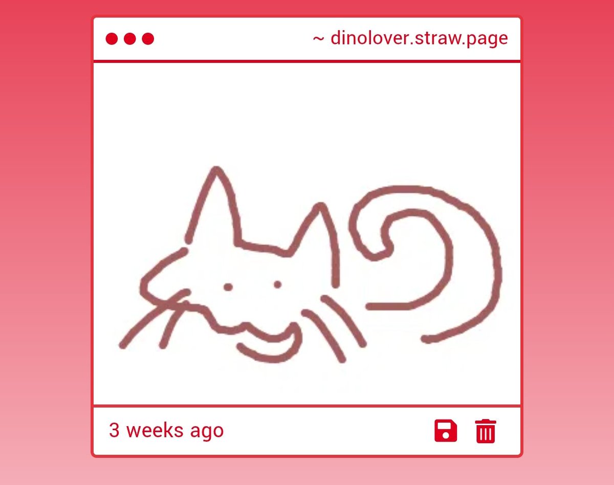 I absolutely forgot about my strawpage and here I decided to check it (cus of woods of course) and there's a cat >:3