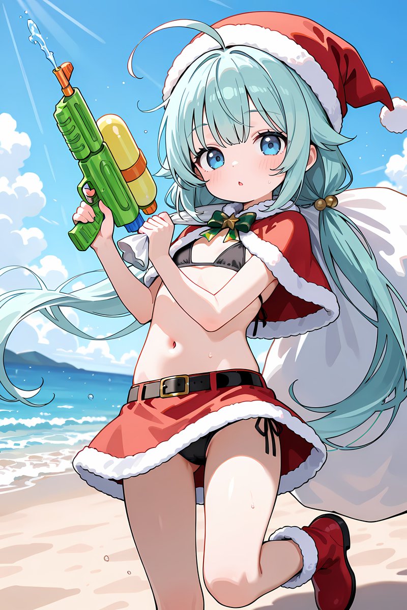 > 南半球は『夏』
なのでクリスマスにはビーチでBBQパーティをしたりするらしいよ。⛺️🍖

つまり……

ビキニサンタは実在するッッッ‼️
👙🎅ﾎﾟｯ
#夢野未羽