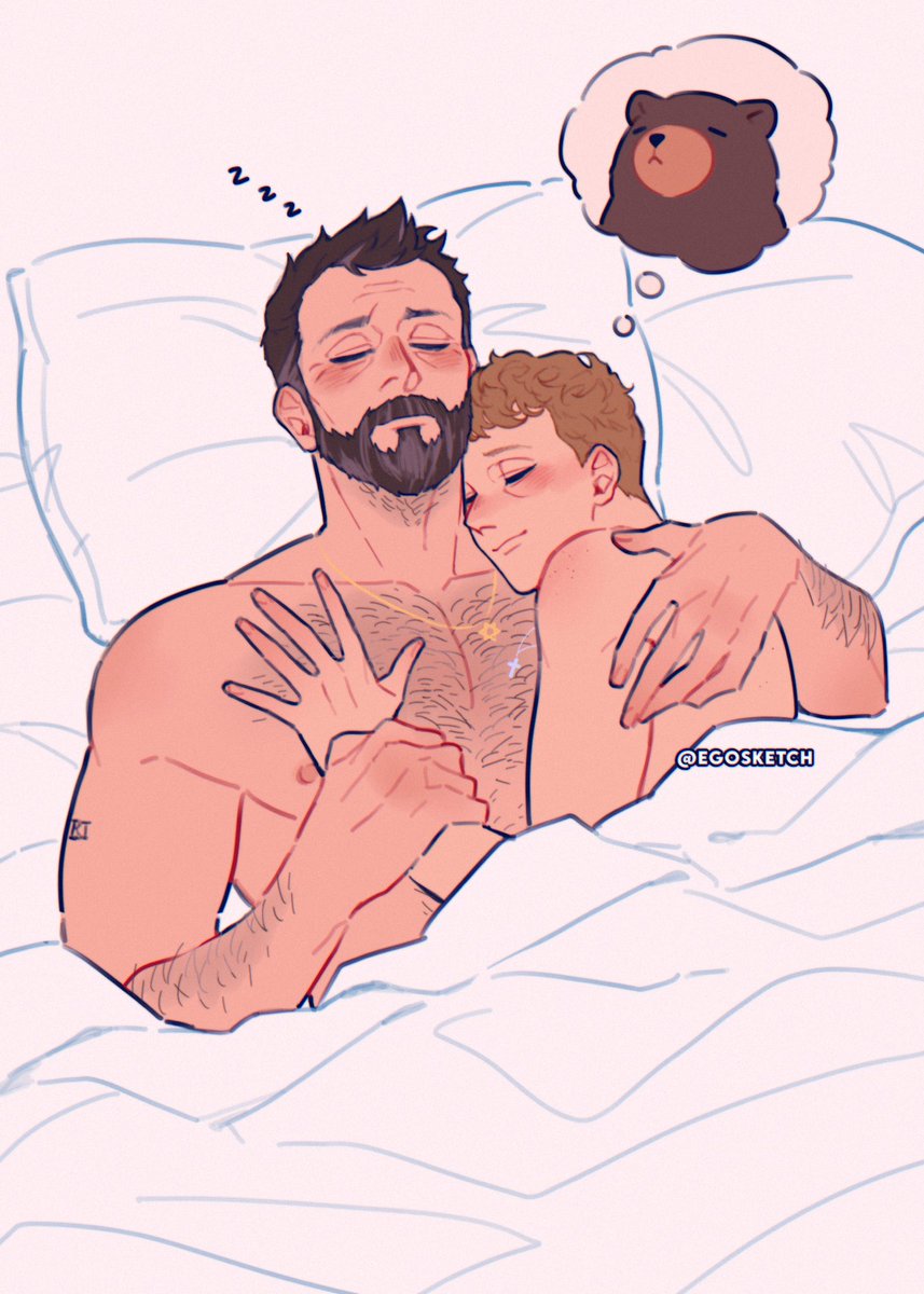 egosketchy's tweet image. starting off the year with age gap yaoi #hucklerobby