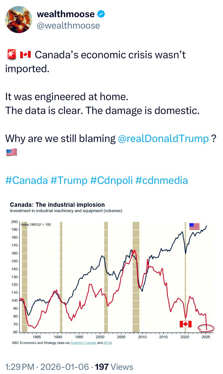 🇨🇦 Interesting thing about facts ..they tend to push independent thinkers in the same direction.

Could be coincidence. 🧐
Or maybe the Conservative team and I are just reading the same reality.

Posted this at 1.29 PM today !

<a href="/PierrePoilievre/">Pierre Poilievre</a> <a href="/CPC_HQ/">Conservative Party</a> <a href="/adamchamb/">Adam Chambers</a> <a href="/AndrewScheer/">Andrew Scheer</a>