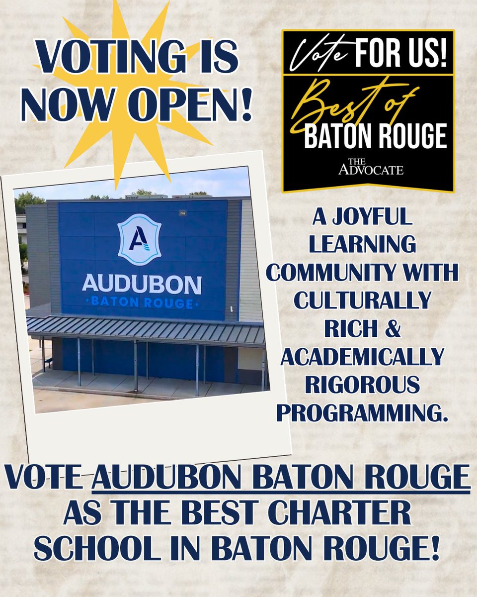 AudubonCharterBR tweet media
