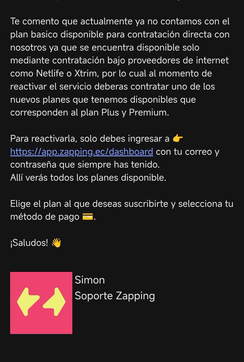 TigrismoEC's tweet photo. Ahora resulta que en @zapping_ecu desapareció el plan básico para todos los que no son usuarios de @NetlifeEcuador o @Xtrimecuador y quieren obligar a pagar 
$18 o $28 para ver la mediocre @LigaEcuabetec  😒 , ni modo a usar magis , flujo o xupertv 🤷🏻‍♂️ https://t.co/dvh0M9ed5u