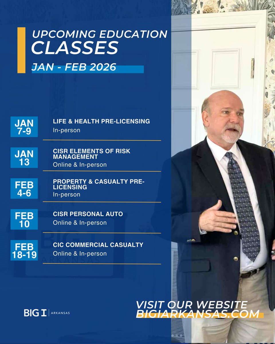 ✨ A brand new year calls for brand new skills! ✨

Whether you’re just getting started or ready to sharpen your expertise, our January &amp; February classes are the perfect way to begin 2026 strong.

📲 Register now at bit.ly/49odG0l