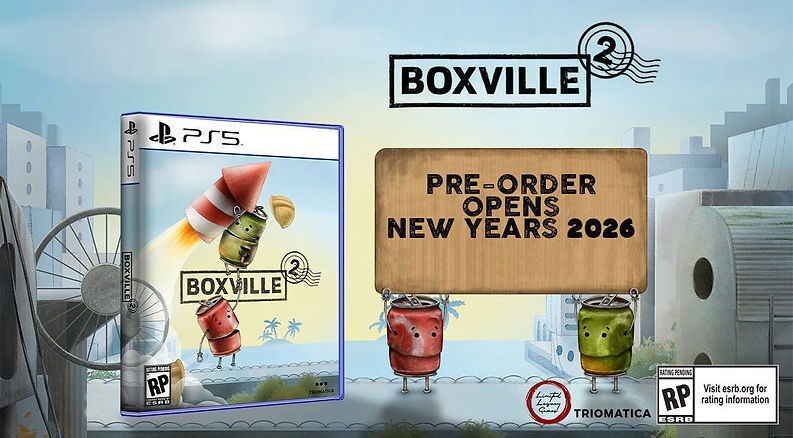 VGNYSoft's tweet image. The newest title from @limitedlegacy_ is kicking off 2026 with a BANG! Boxville 2 is now available for pre-order and features beautiful hand-drawn environments and a wordless story that proves a picture truly is worth a thousand words! Pre-order your copy today!

📦 🥫:…