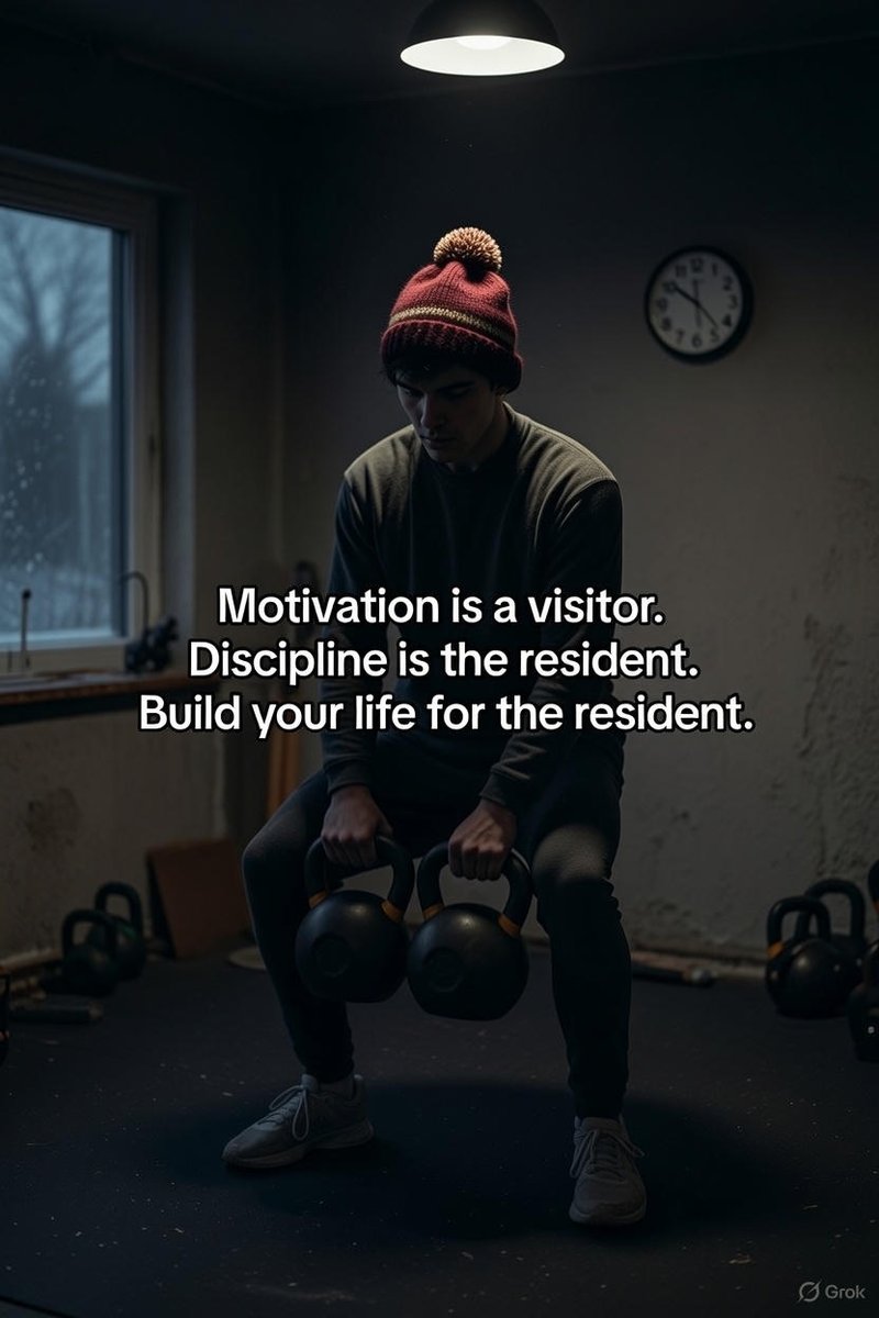 Become a Discipline Man, Not a Slave to Motivation.

You know motivation is a gust of wind. 

It comes, it fills your sails, and it leaves you stranded when it finally wears off.

Discipline is the engine, It doesn't ask how you feel. 

It doesn't check the weather, it turns