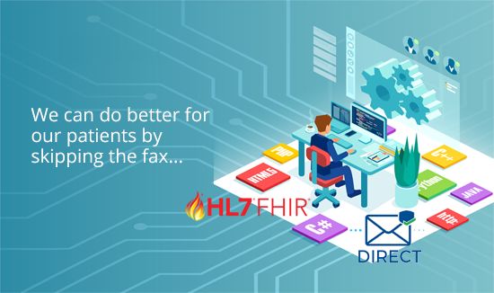 EMRDirect's tweet photo. Our services allow customers to fast track their #HealthIT development using complimentary SDKs &amp; test accounts for integrating #DirectSecureMessaging or HL7 #FHIR into their systems.

Guided certification pre-tests included!

Visit https://t.co/M0v7Gw1BFv to learn more. https://t.co/70C1pz5It2