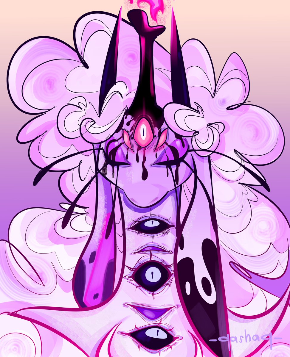 _qashaq_'s tweet photo. would you dare to look into her eyes?
#HelluvaBossBelphegor #Belphegor https://t.co/uabCzvl1gr