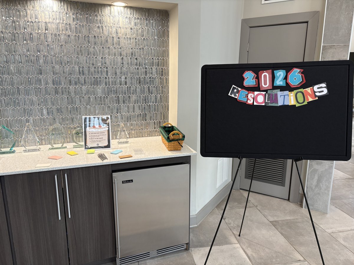TheExchange_BC's tweet photo. ✨ Let’s start the year together ✨
Share your New Year’s resolution on our board in the leasing office—one randomly selected entry will win a gift card at the end of January! https://t.co/QjFHupKlcA