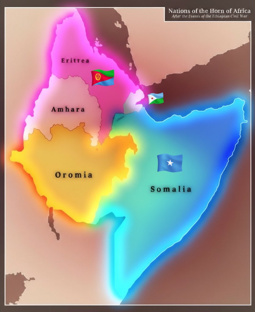 Ethiocracy's tweet photo. We will correct the map. https://t.co/KJOvrxcrB5