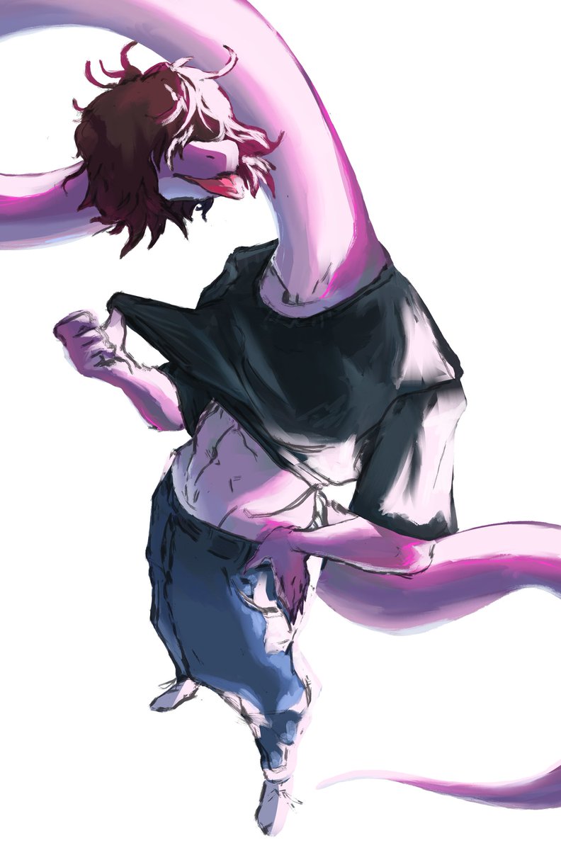 morko_polo's tweet image. Commission for spooky 
#DevlogCollegeLounge #Snootgame #IWaniHugthatGator #Commission