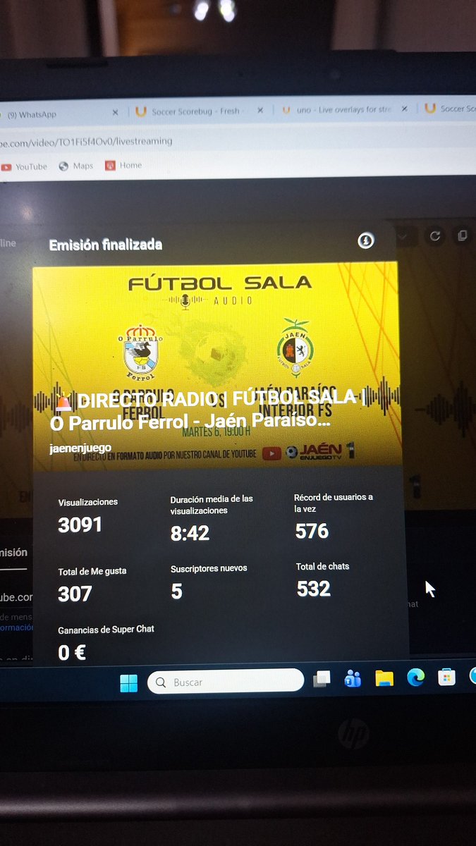 Un ordenador, ilusión, sacrificio y mucho trabajo que no se ve por detras.

GRACIAS por hacer posible que siga cumpliendo un sueño.