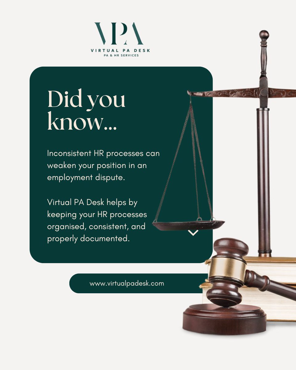 virtualpadesk's tweet image. Running a business is easier with the right support.
Virtual PA Desk provides flexible admin and HR support without the cost of in-house staff.

#VirtualPA #HRSupport #AdminSupport #OutsourcedAdmin #BusinessSupport