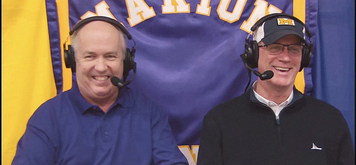 GregKeeton77's tweet photo. 🏀 I had a great time calling the Marion Giants/Lawrence North game with Eric Persinger at the Bill Green Athletic Arena on 1/2. Although the outcome was not what we had hoped for, we enjoyed reminiscing about the Giants’ state championships in the 1980’s that Eric was a part of. https://t.co/AucqdlAqMS