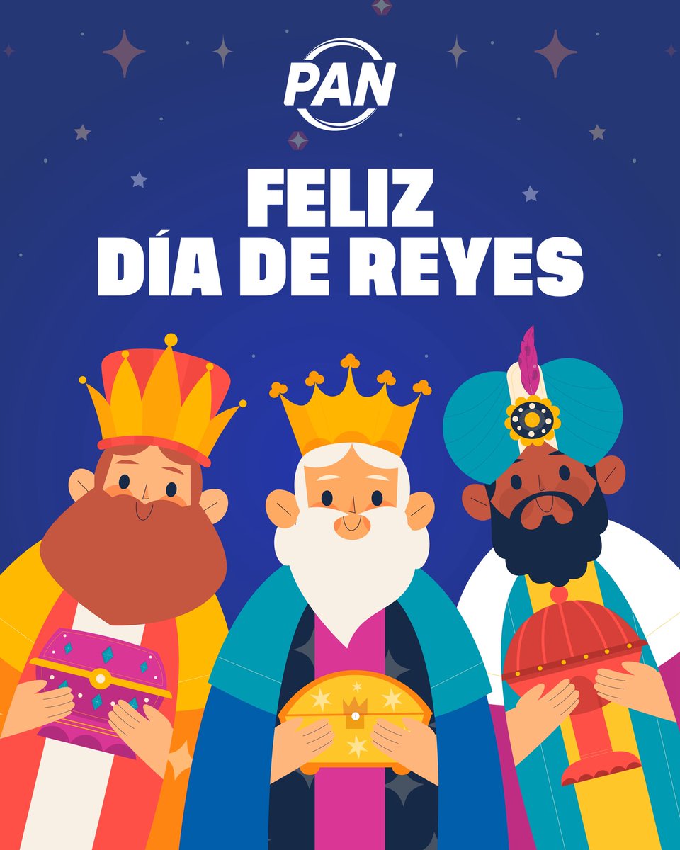¡Feliz Día de Reyes! 👑

Compartamos y mantengamos viva la esperanza de creer en un México donde la familia y la unión siempre sean el centro.✨