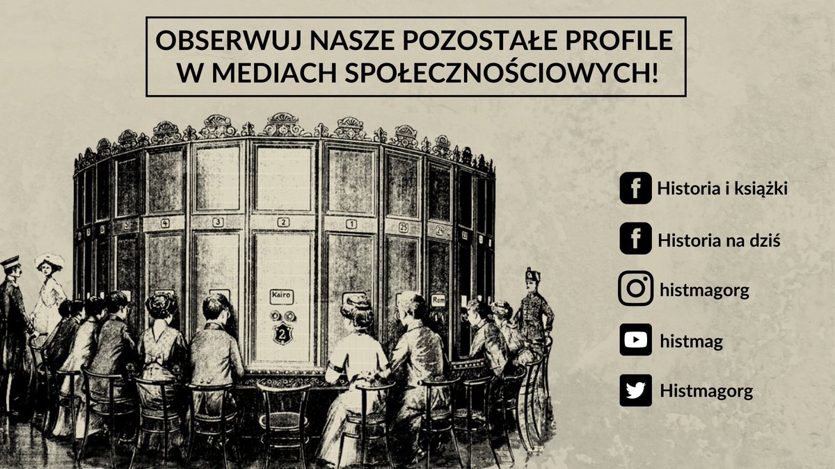 Histmagorg's tweet image. Zapraszamy do obserwowania naszych pozostałych profili w mediach społecznościowych!
🤓
#autopromocja