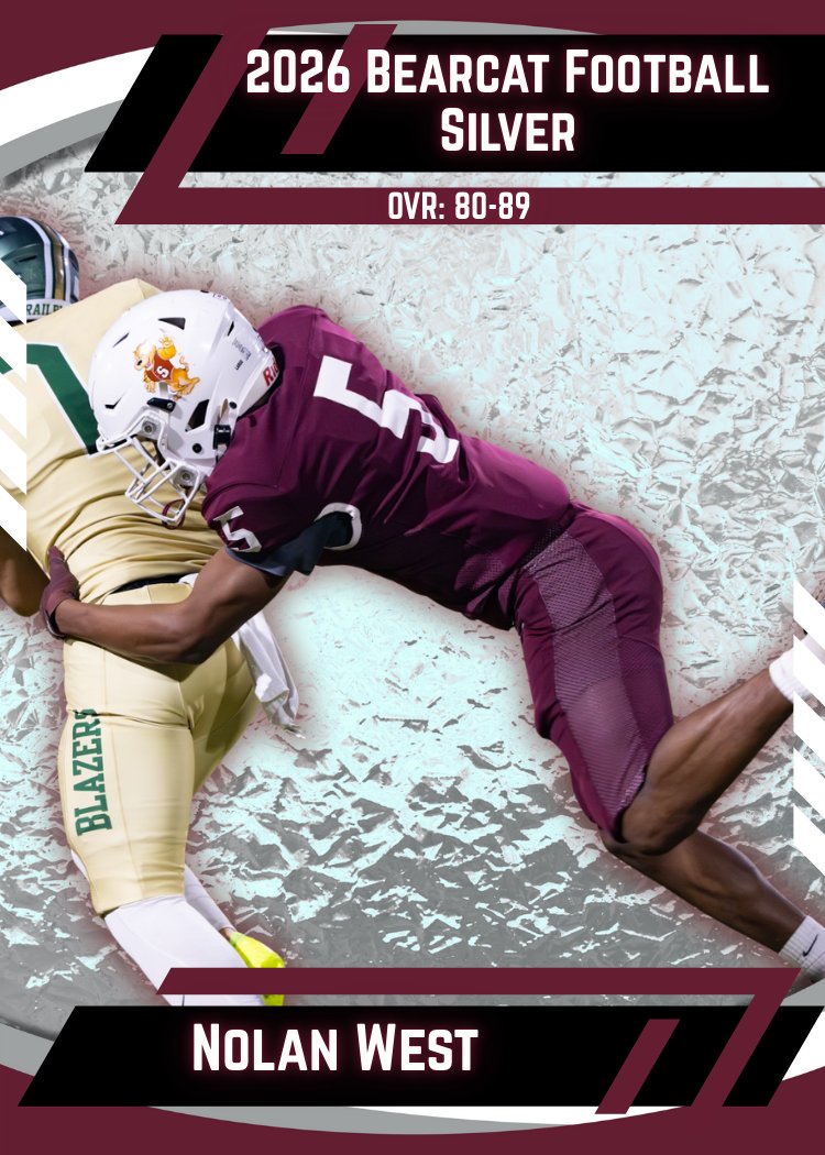 SHBearcatFB's tweet image. We have begun something new in offseason!  Everything we do is timed, ranked, and published to get an overall player rating and high scores get their own card! Thank you Tony Holler @pntrack for all the inspiration! #FEEDTHECATS