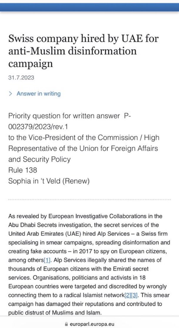 RamiTabba41690's tweet image. This scum Amjad along with another mouthpiece named Fahdi Hamadi, are part of the UAE Secret Service project , they hired and spend millions on Swiss company Alp Services to spy on Muslim Europeans and create fake accounts across social media to spread propaganda