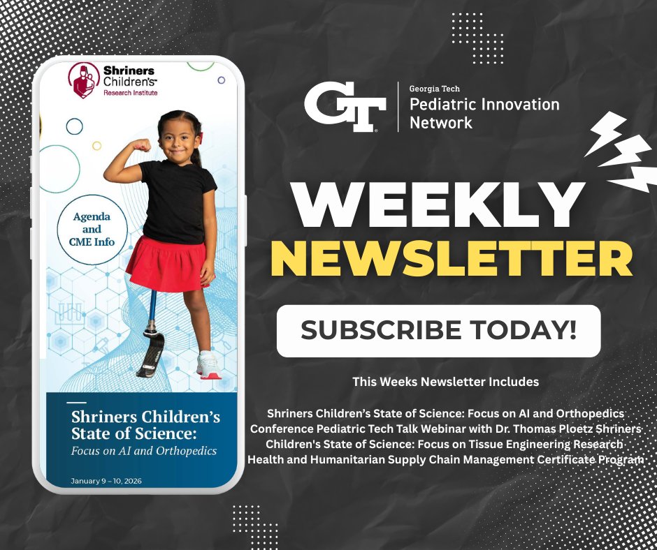 Georgia Tech Pediatric Innovation Network tweet media