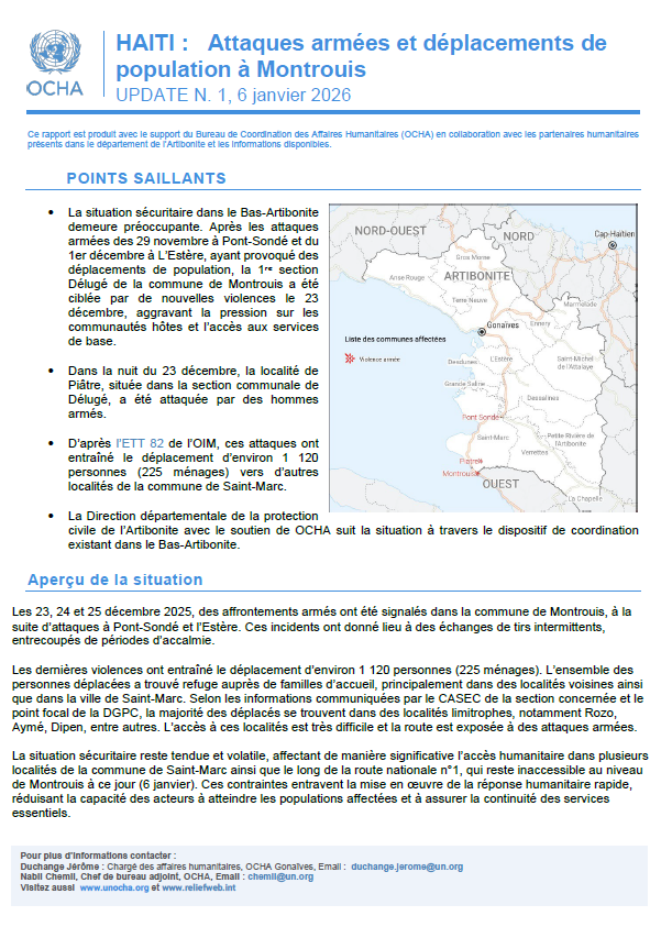 OCHA Haiti tweet media