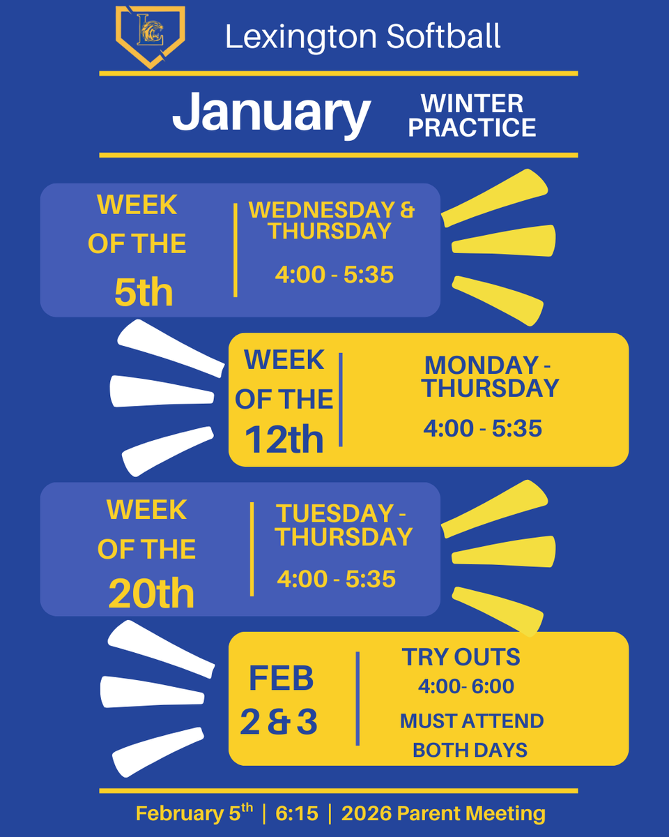 LHS_WILDCATS's tweet photo. January is here and that means open season for Spring Sports! https://t.co/xOgh1Riknt